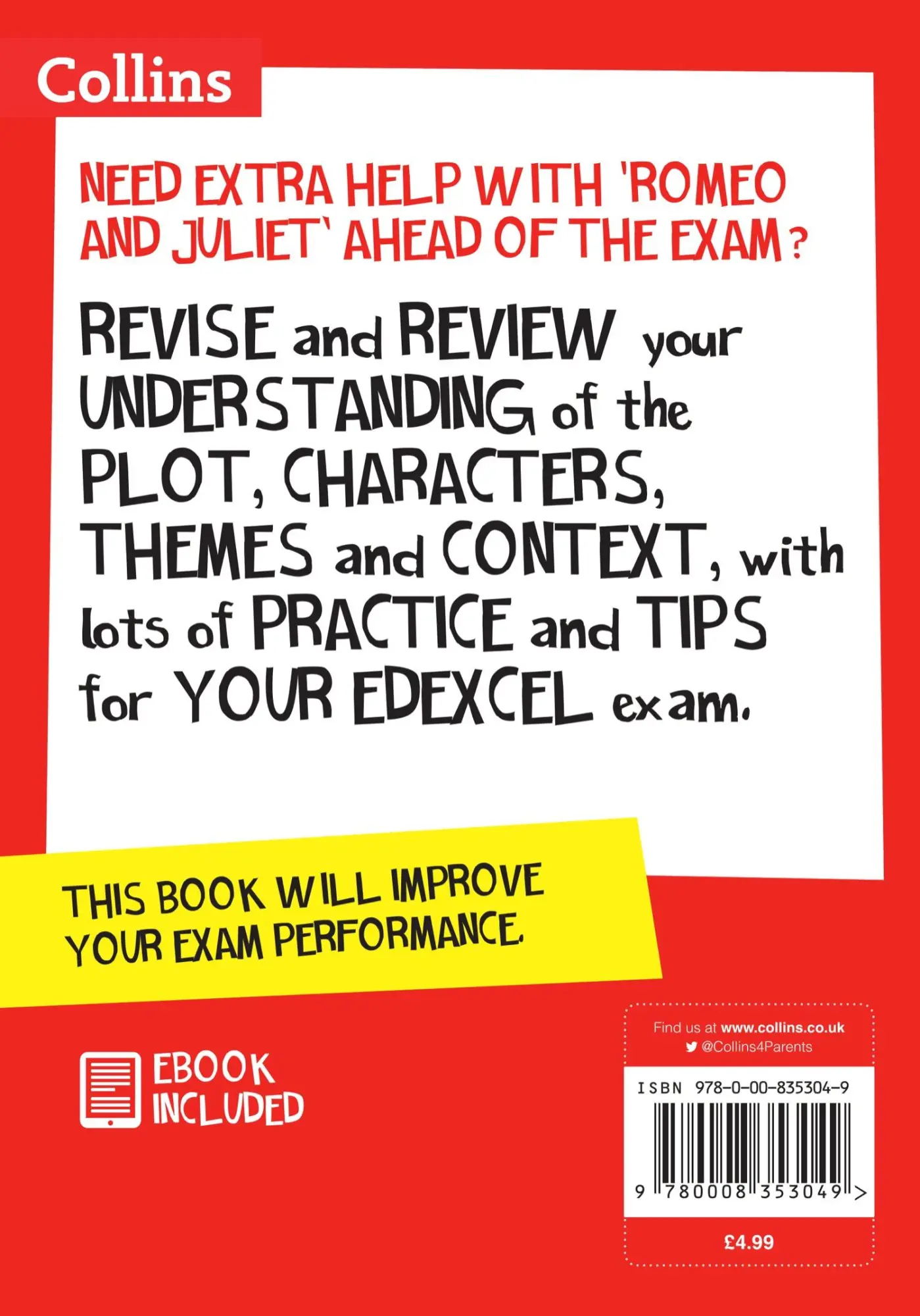 Rückseite: 9780008353049 | Romeo and Juliet: Edexcel GCSE 9-1 English Literature Text Guide