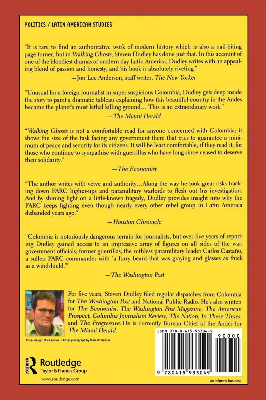 Rückseite: 9780415933049 | Walking Ghosts | Murder and Guerrilla Politics in Colombia | Dudley
