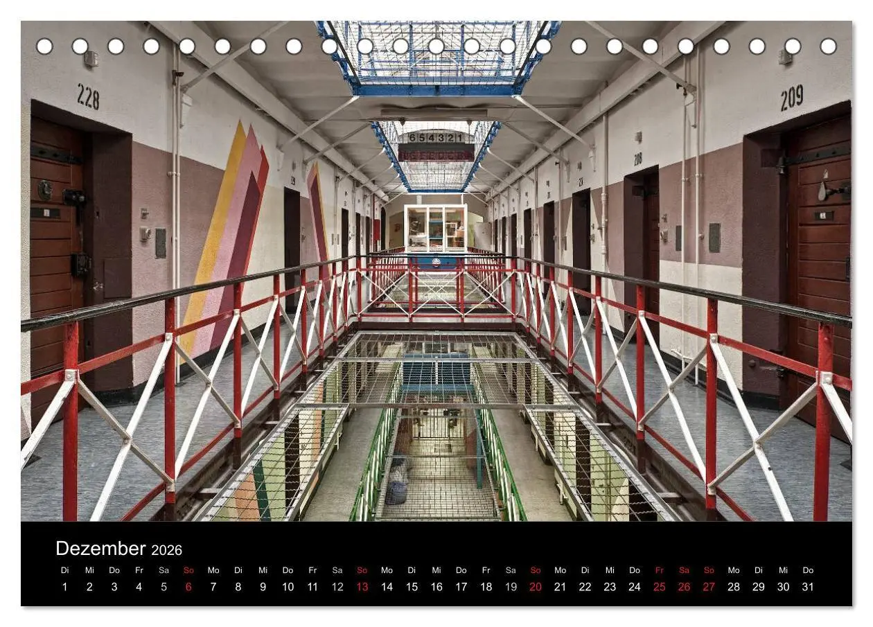 Bild: 9783516163049 | Hinter Gittern (Tischkalender 2026 DIN A5 quer), CALVENDO...