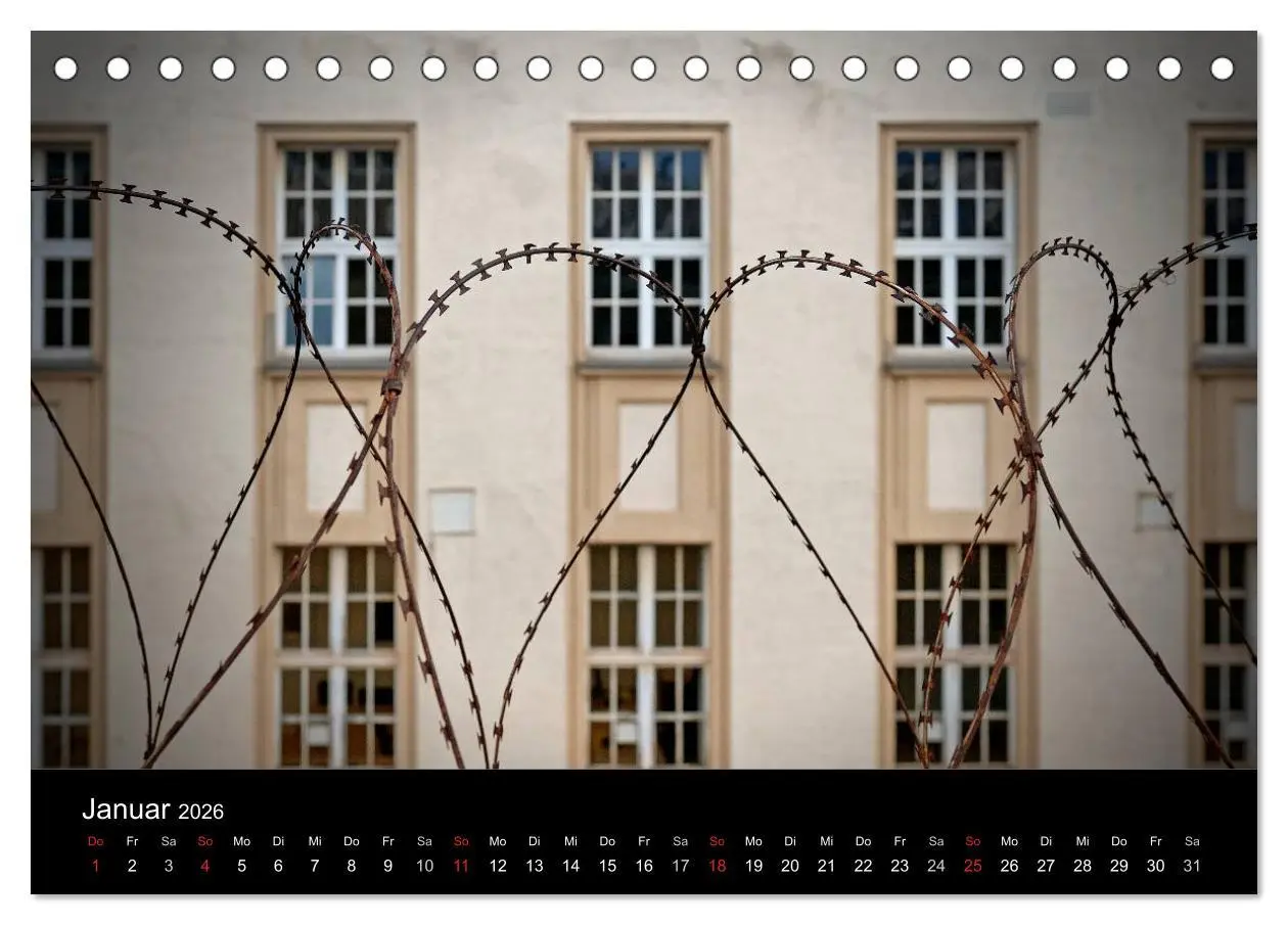 Bild: 9783516163049 | Hinter Gittern (Tischkalender 2026 DIN A5 quer), CALVENDO...