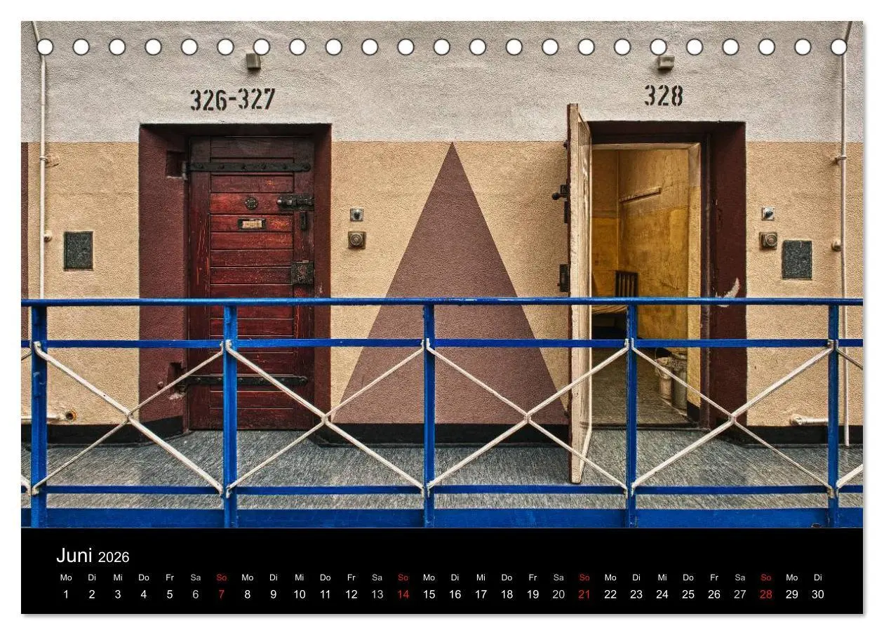 Bild: 9783516163049 | Hinter Gittern (Tischkalender 2026 DIN A5 quer), CALVENDO...