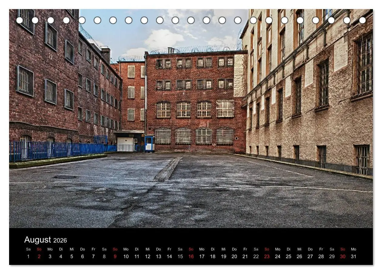 Bild: 9783516163049 | Hinter Gittern (Tischkalender 2026 DIN A5 quer), CALVENDO...