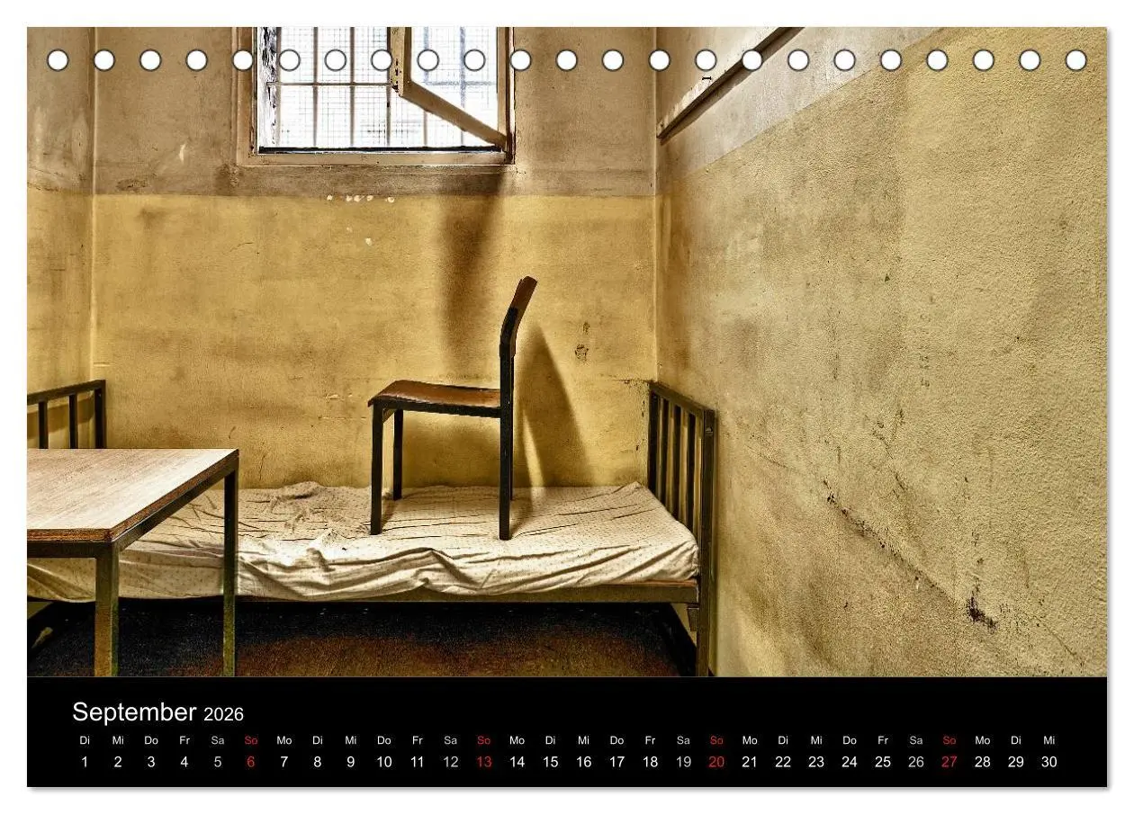 Bild: 9783516163049 | Hinter Gittern (Tischkalender 2026 DIN A5 quer), CALVENDO...