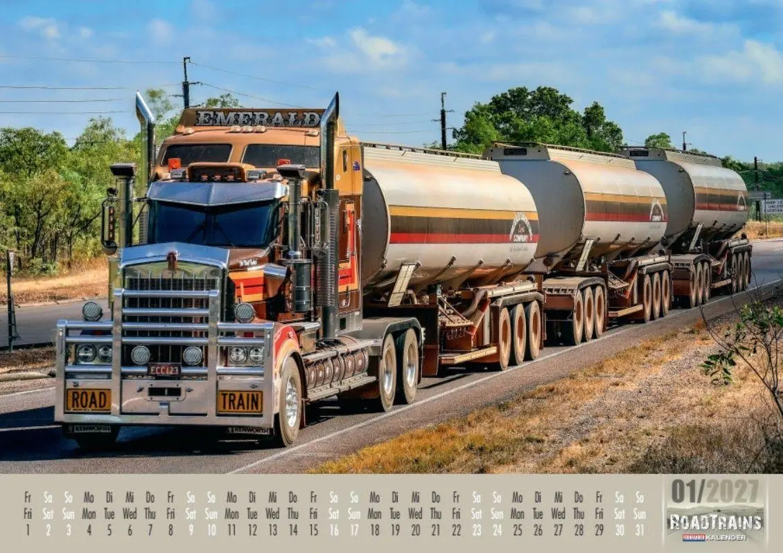 Bild: 9783613323049 | Roadtrains Kalender 2027 | Kalender | 14 S. | Deutsch | 2027