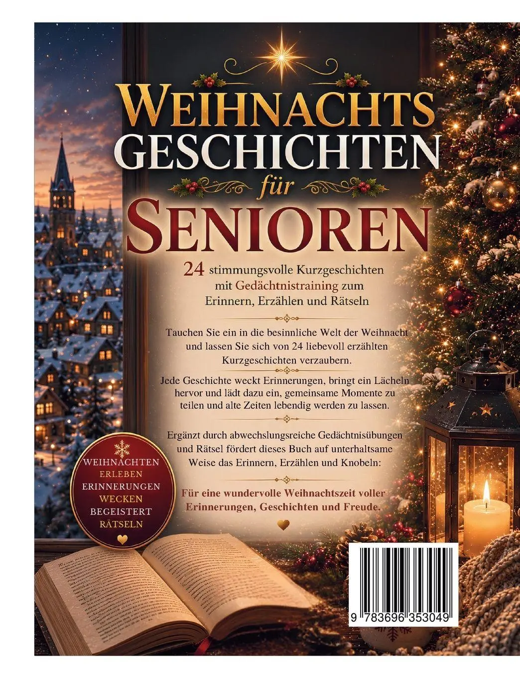 Rückseite: 9783696353049 | Weihnachtsgeschichten für Senioren | Tanja Abendstern | Taschenbuch