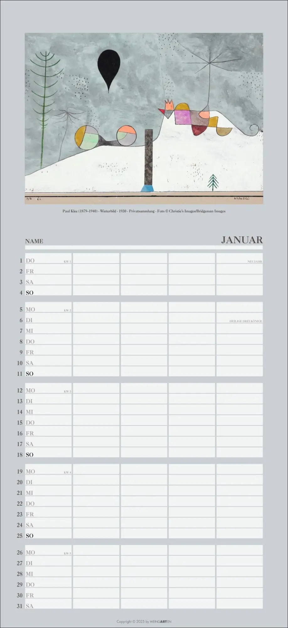 Bild: 9783839903049 | Kunst Familienplaner 2026 | Monet | Kalender | 15 S. | Deutsch | 2026