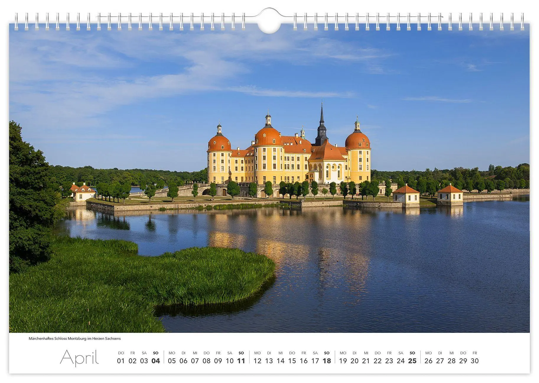 Bild: 9783912303049 | Kalender Dresden und Umgebung 2027 | 45 x 30 cm weißes Kalendarium