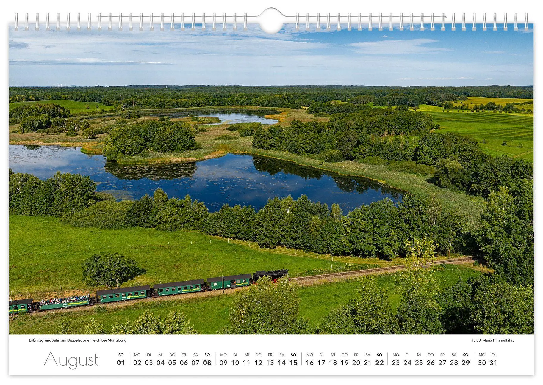 Bild: 9783912303049 | Kalender Dresden und Umgebung 2027 | 45 x 30 cm weißes Kalendarium