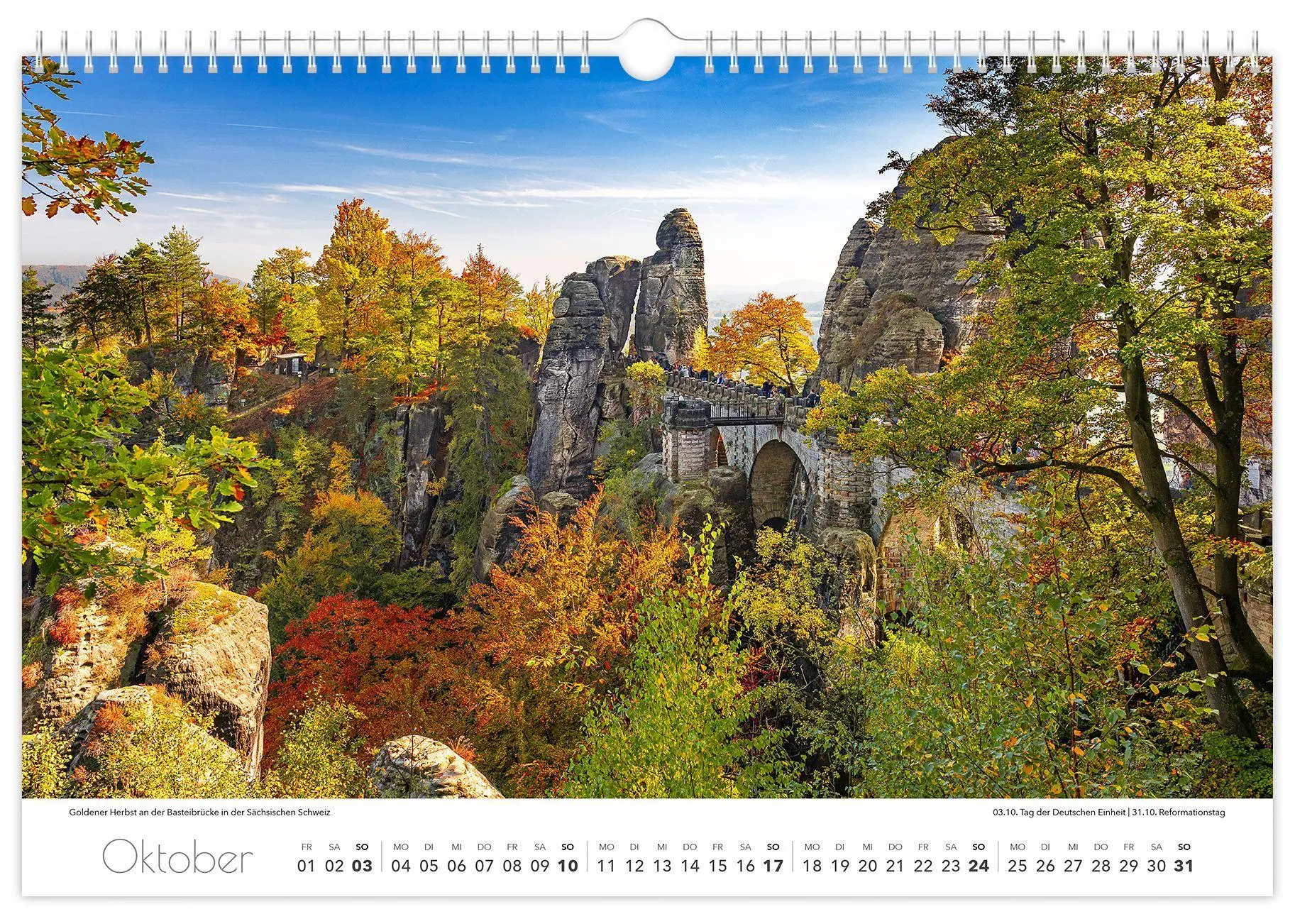 Bild: 9783912303049 | Kalender Dresden und Umgebung 2027 | 45 x 30 cm weißes Kalendarium