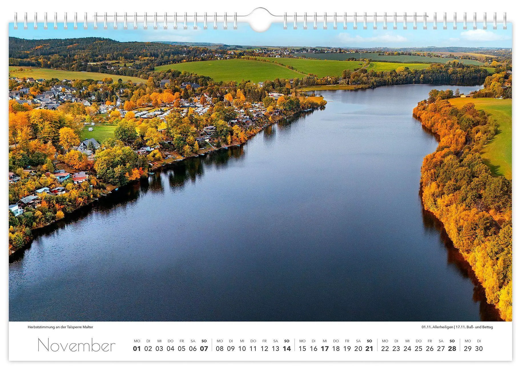 Bild: 9783912303049 | Kalender Dresden und Umgebung 2027 | 45 x 30 cm weißes Kalendarium