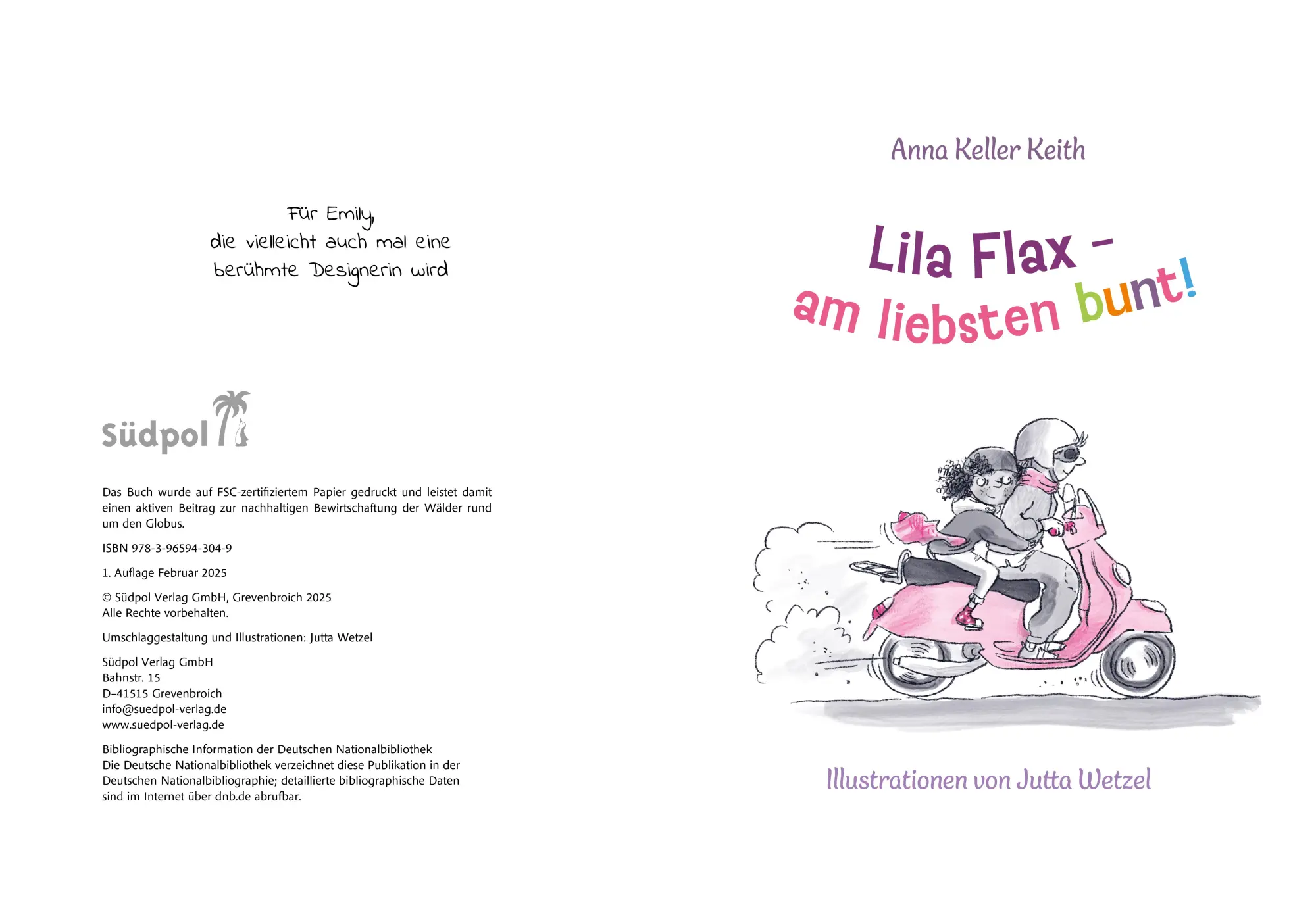 Bild: 9783965943049 | Lila Flax - am liebsten bunt! | Anna Keller Keith | Buch | 216 S.