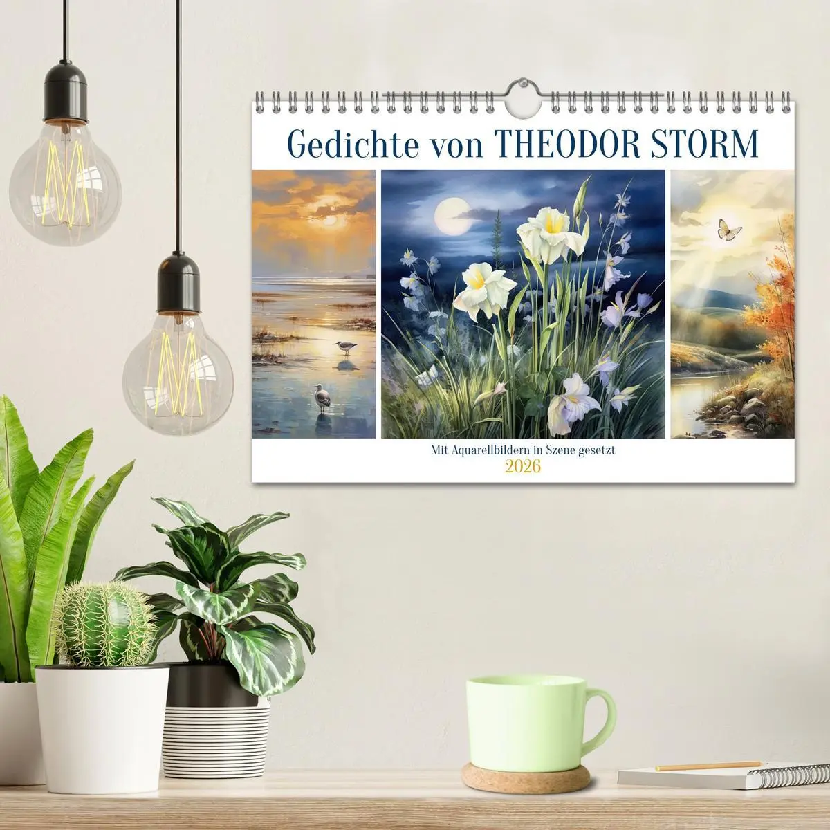 Bild: 9783457373149 | Gedichte von Theodor Storm (Wandkalender 2026 DIN A4 quer),...