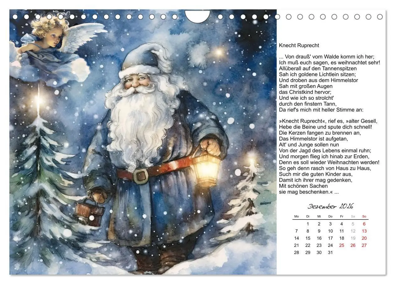 Bild: 9783457373149 | Gedichte von Theodor Storm (Wandkalender 2026 DIN A4 quer),...