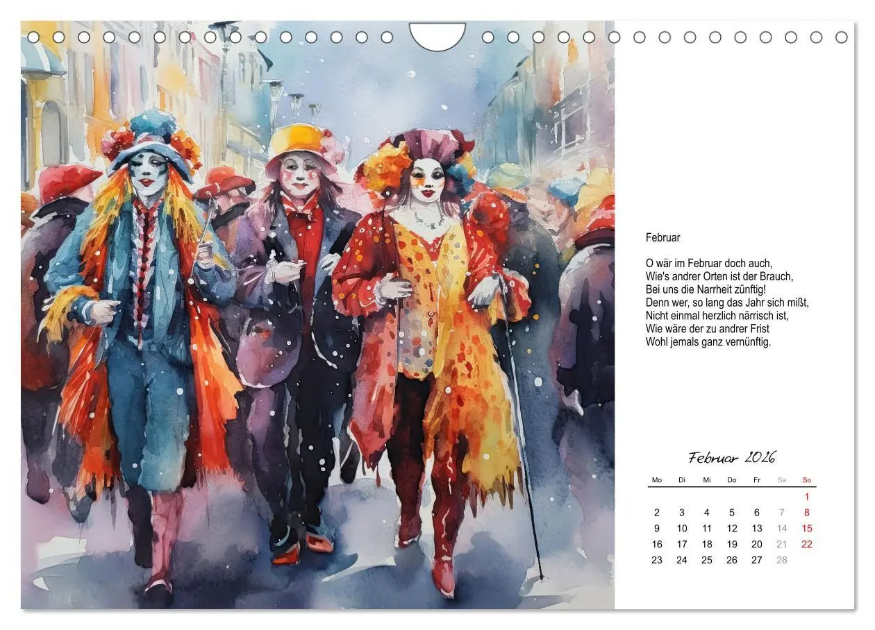 Bild: 9783457373149 | Gedichte von Theodor Storm (Wandkalender 2026 DIN A4 quer),...