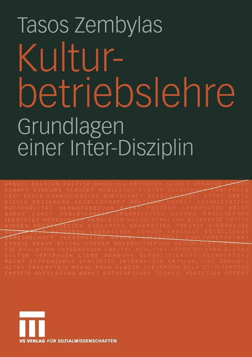 Cover: 9783531143149 | Kulturbetriebslehre | Grundlagen einer Inter-Disziplin | Zembylas