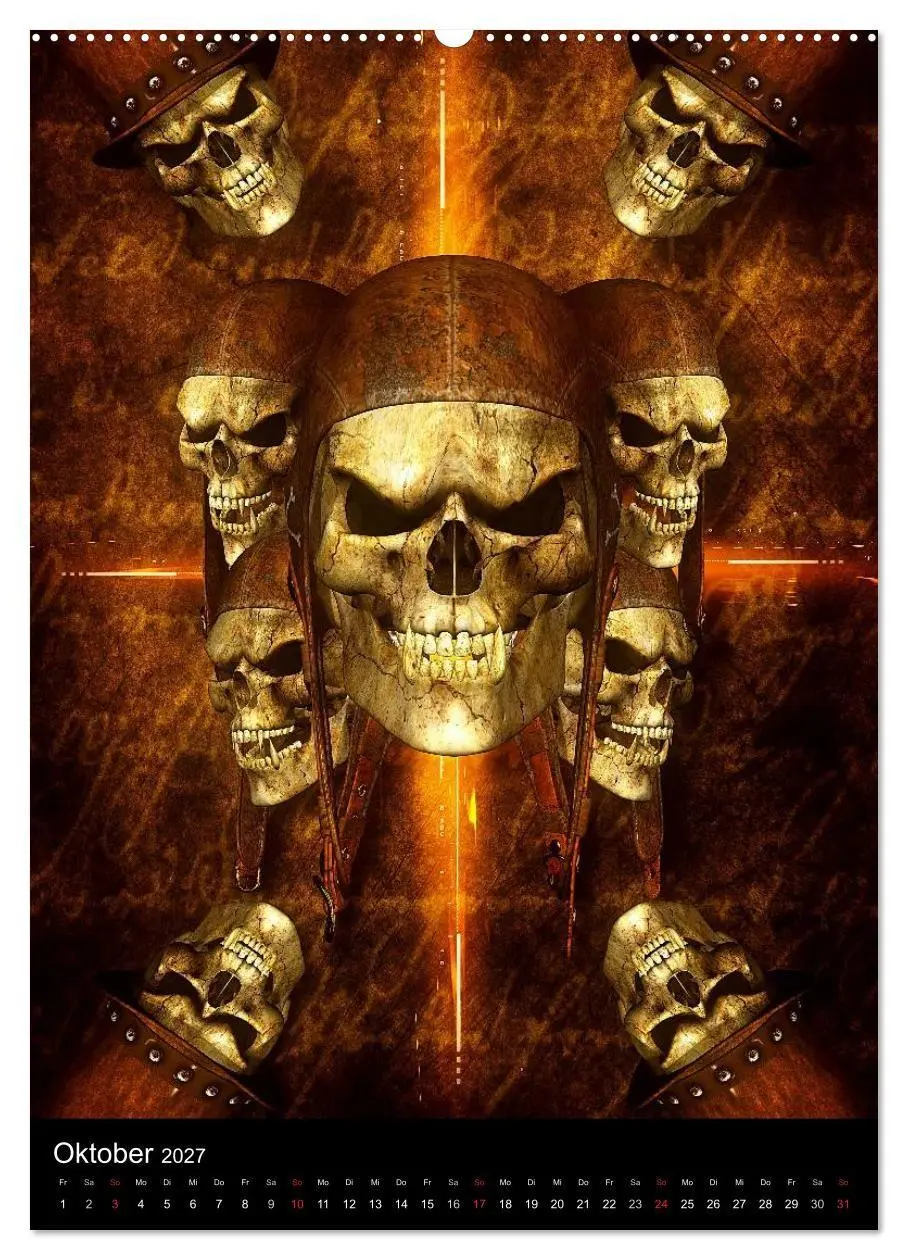 Bild: 9783594133149 | S.O.D. - Skulls Of Death Vol. I - Totenkopf Artworks (Wandkalender...