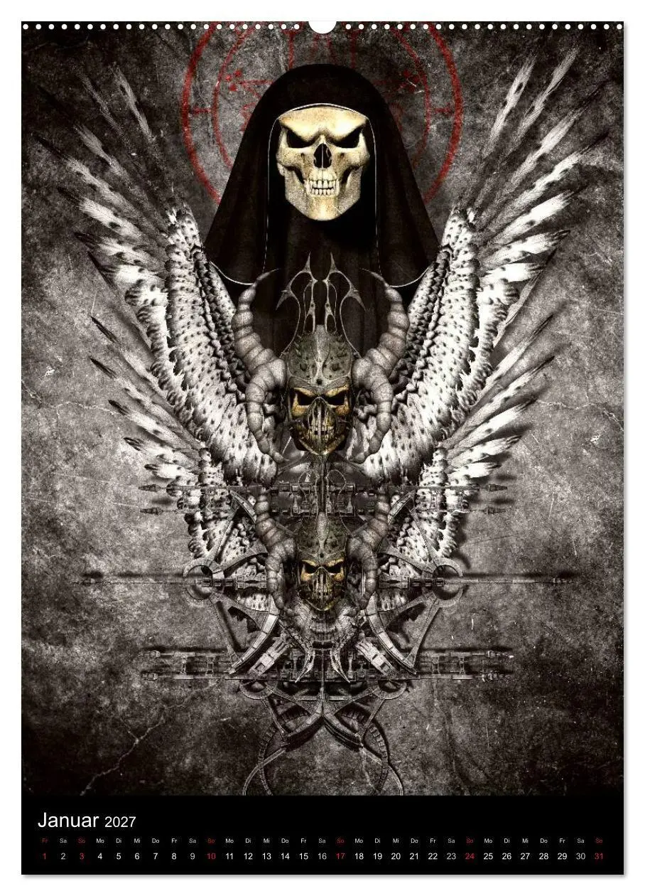 Bild: 9783594133149 | S.O.D. - Skulls Of Death Vol. I - Totenkopf Artworks (Wandkalender...