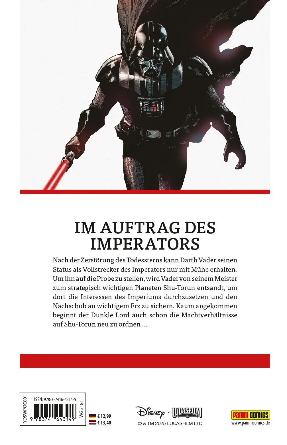 Rückseite: 9783741643149 | Star Wars (Pocket Edition): Darth Vader - Der Shu-Torun Krieg | Buch