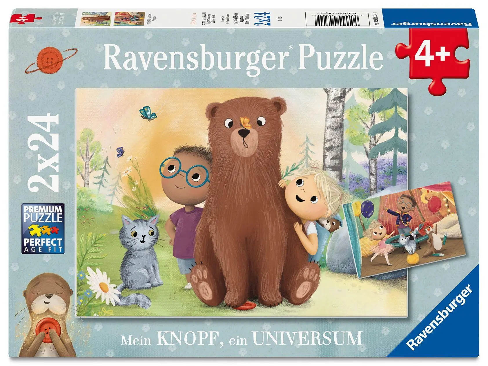 Cover: 4005555043249 | Kinderpuzzle 2x24 Teile - Mein Knopf, ein Universum | Spiel | 12004324
