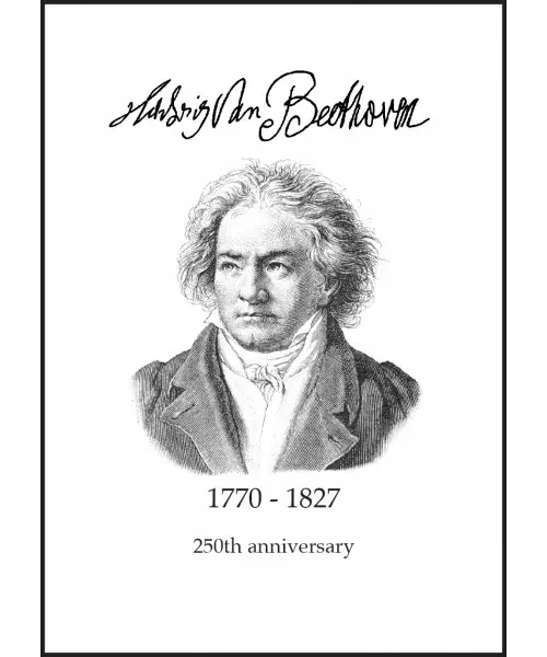 Cover: 5055038443249 | Greetings Card - Beethoven 250th Anniversary | Postkarte