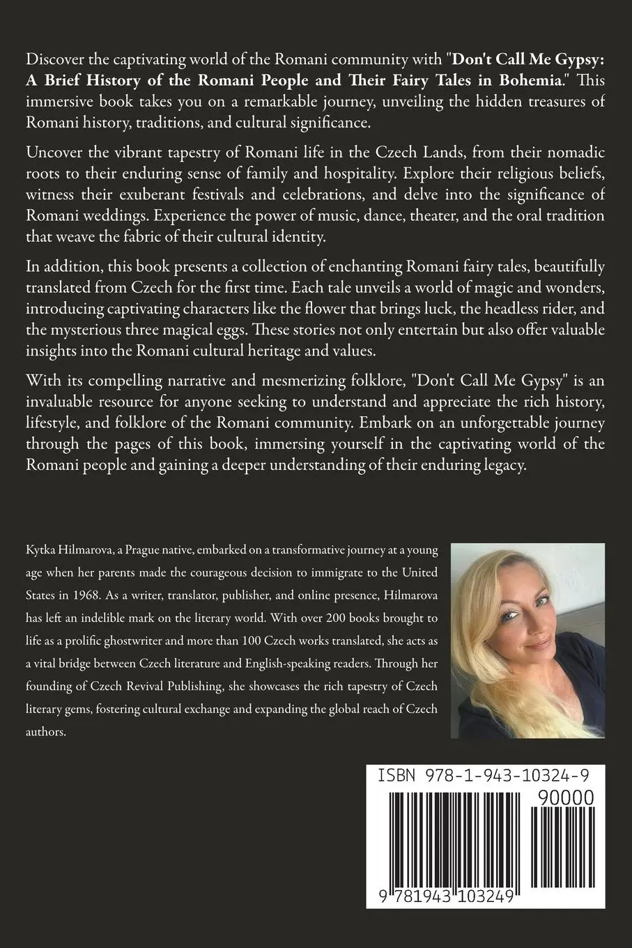 Rückseite: 9781943103249 | Don't Call Me Gypsy | Kytka Hilmarova | Taschenbuch | Englisch | 2023
