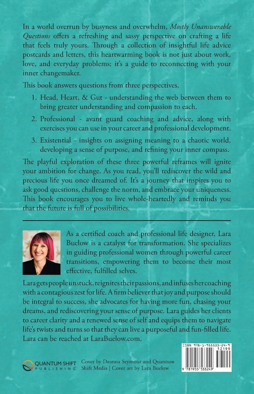 Rückseite: 9781955533249 | Mostly Unanswerable Questions | Lara Buelow | Taschenbuch | Englisch
