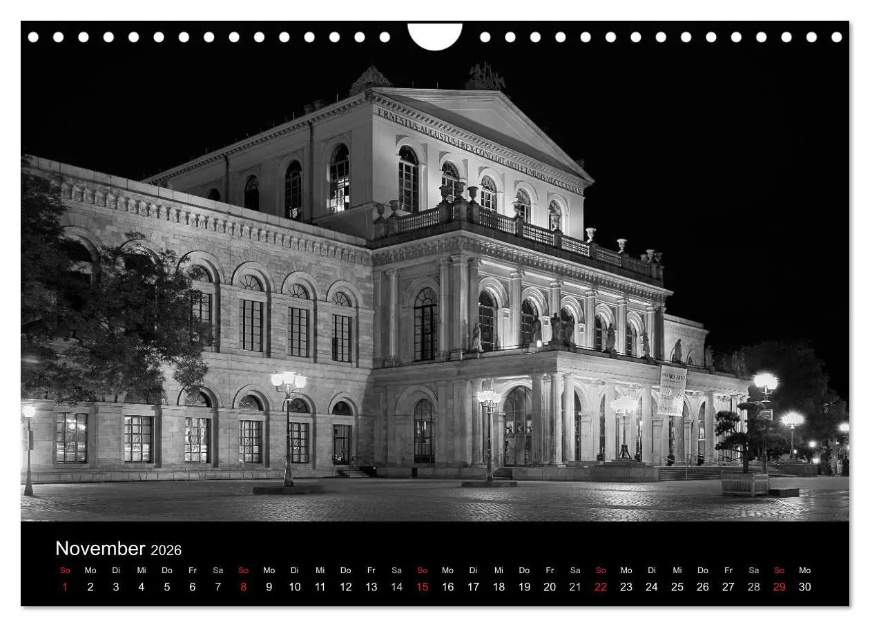 Bild: 9783516143249 | Hannover Monochrome Impressionen (Wandkalender 2026 DIN A4 quer),...