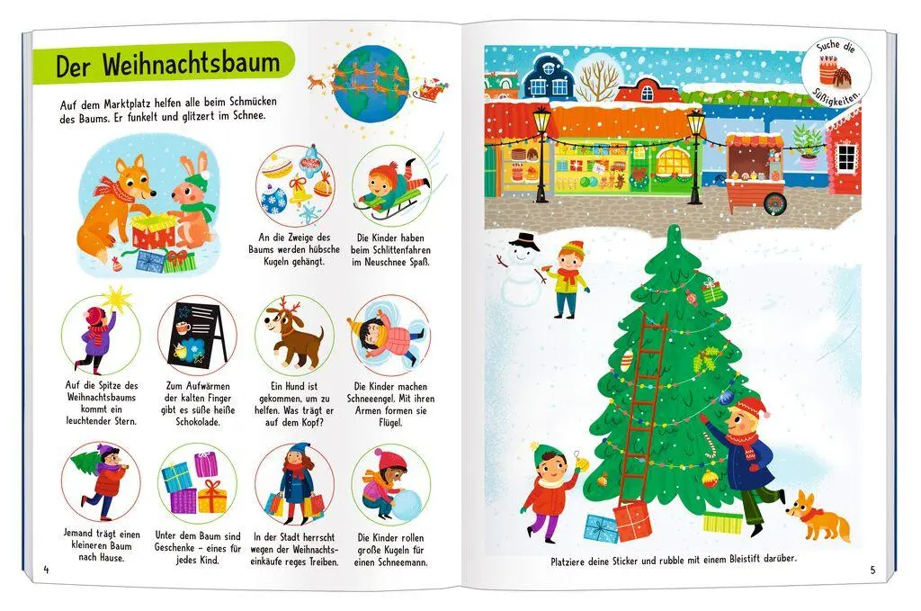 Bild: 9783964553249 | Mein magisches Rubbelsticker-Buch Weihnachten | Toni Stemp | Buch