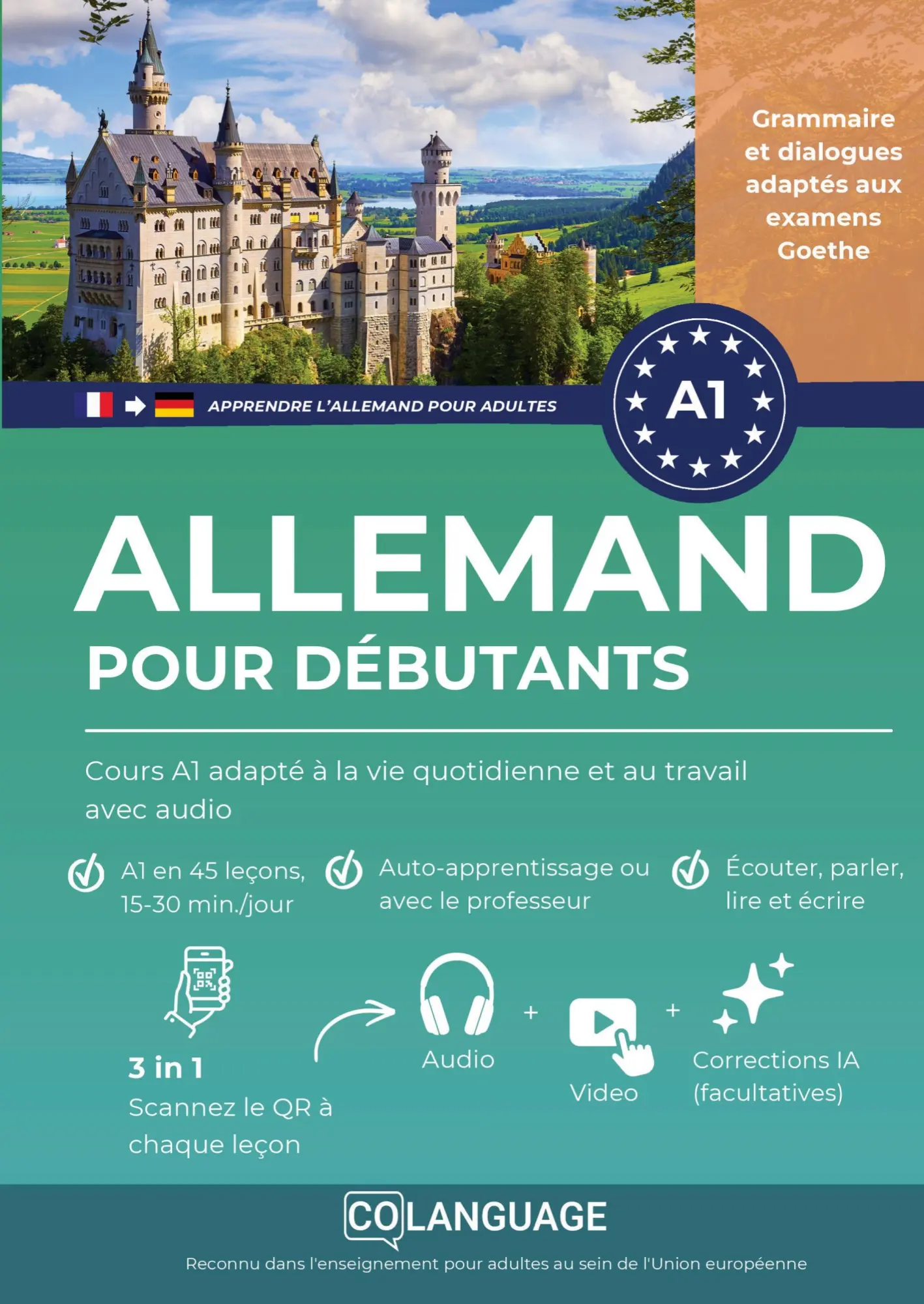 Cover: 9791388253249 | Apprendre l'allemand pour débutants : Cours A1 adapté à la vie...