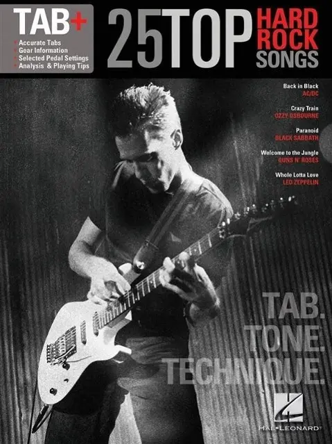 Cover: 9781476813349 | 25 Top Hard Rock Songs - Tab. Tone. Technique. | Tab+ | Corp | Buch