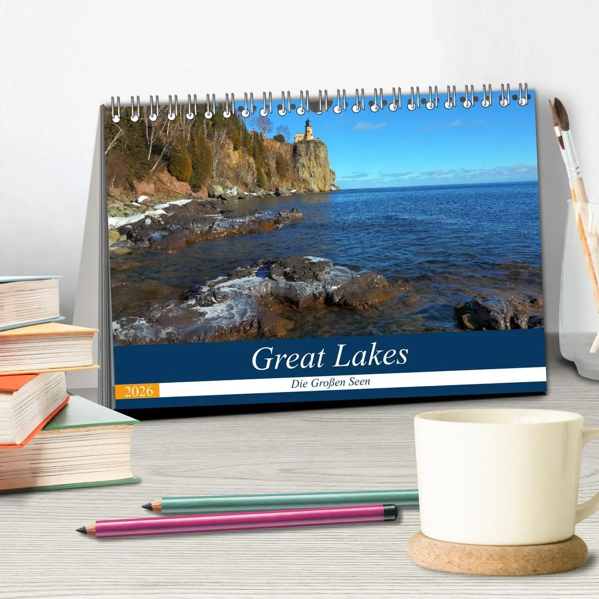 Bild: 9783457733349 | Great Lakes - Die großen Seen (Tischkalender 2026 DIN A5 quer),...