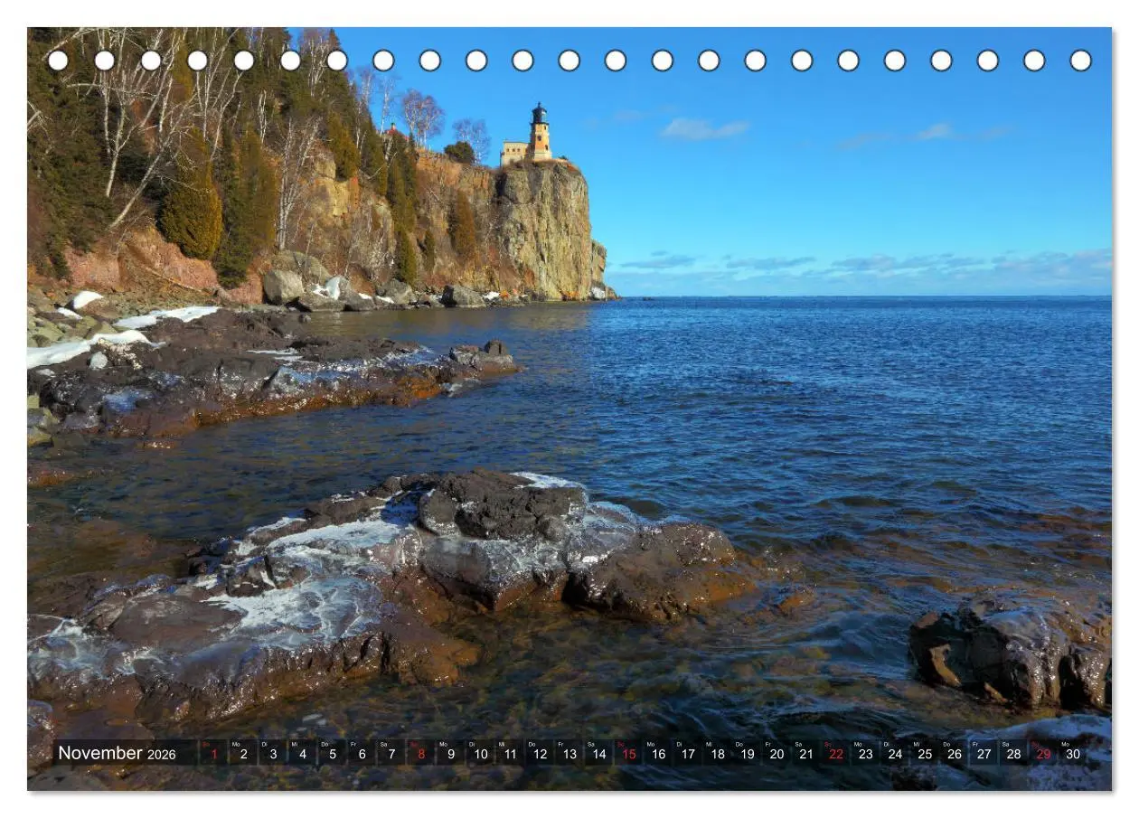 Bild: 9783457733349 | Great Lakes - Die großen Seen (Tischkalender 2026 DIN A5 quer),...