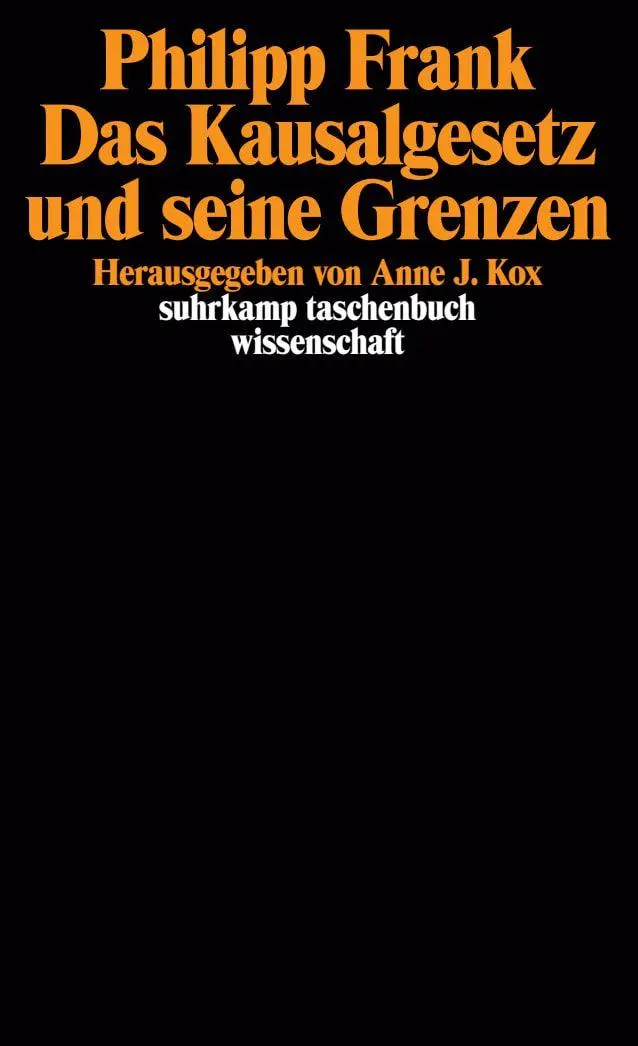 Cover: 9783518283349 | Das Kausalgesetz und seine Grenzen | Philipp Frank | Taschenbuch