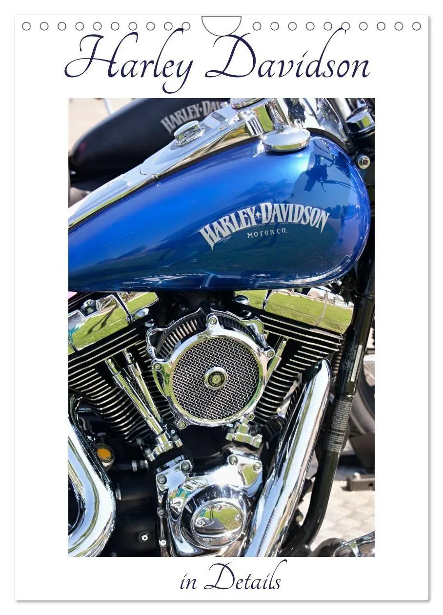 Cover: 9783569463349 | Harley Davidson in Details (Wall Calendar 2027 DIN A4 portrait),...