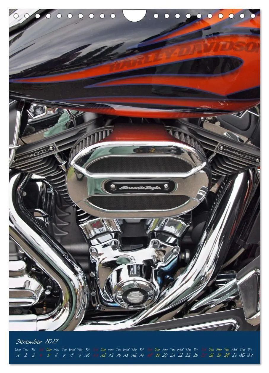 Bild: 9783569463349 | Harley Davidson in Details (Wall Calendar 2027 DIN A4 portrait),...