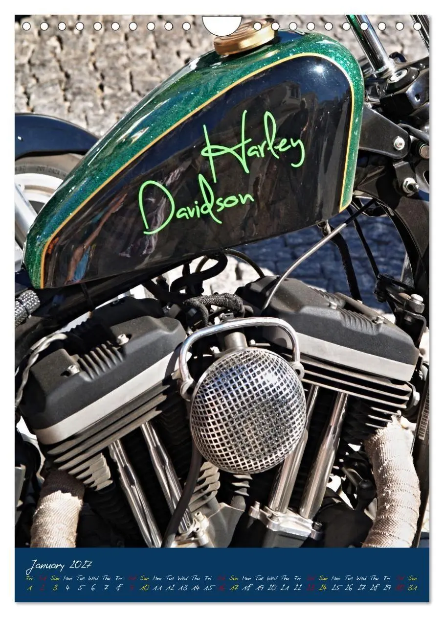 Bild: 9783569463349 | Harley Davidson in Details (Wall Calendar 2027 DIN A4 portrait),...