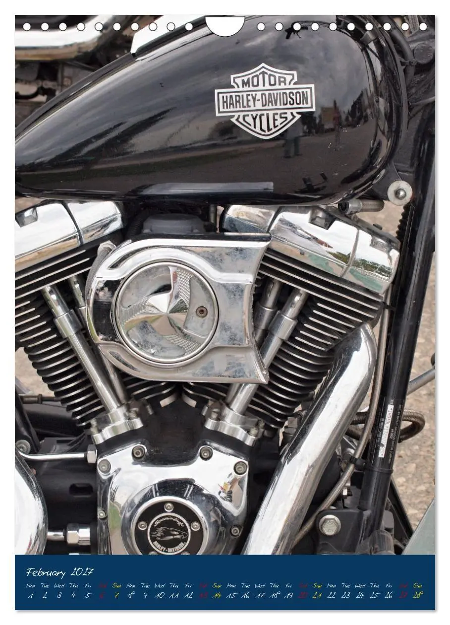 Bild: 9783569463349 | Harley Davidson in Details (Wall Calendar 2027 DIN A4 portrait),...