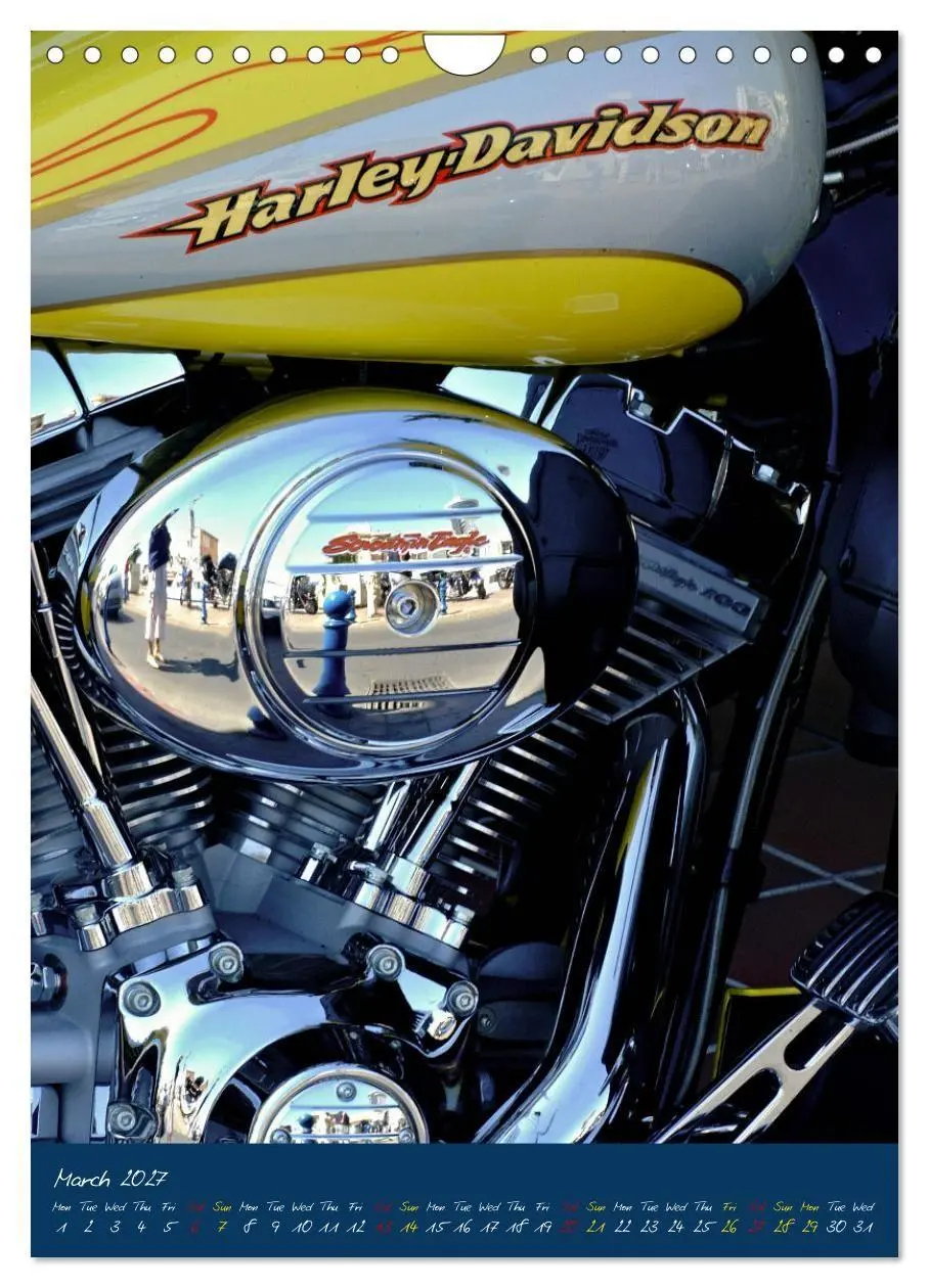 Bild: 9783569463349 | Harley Davidson in Details (Wall Calendar 2027 DIN A4 portrait),...