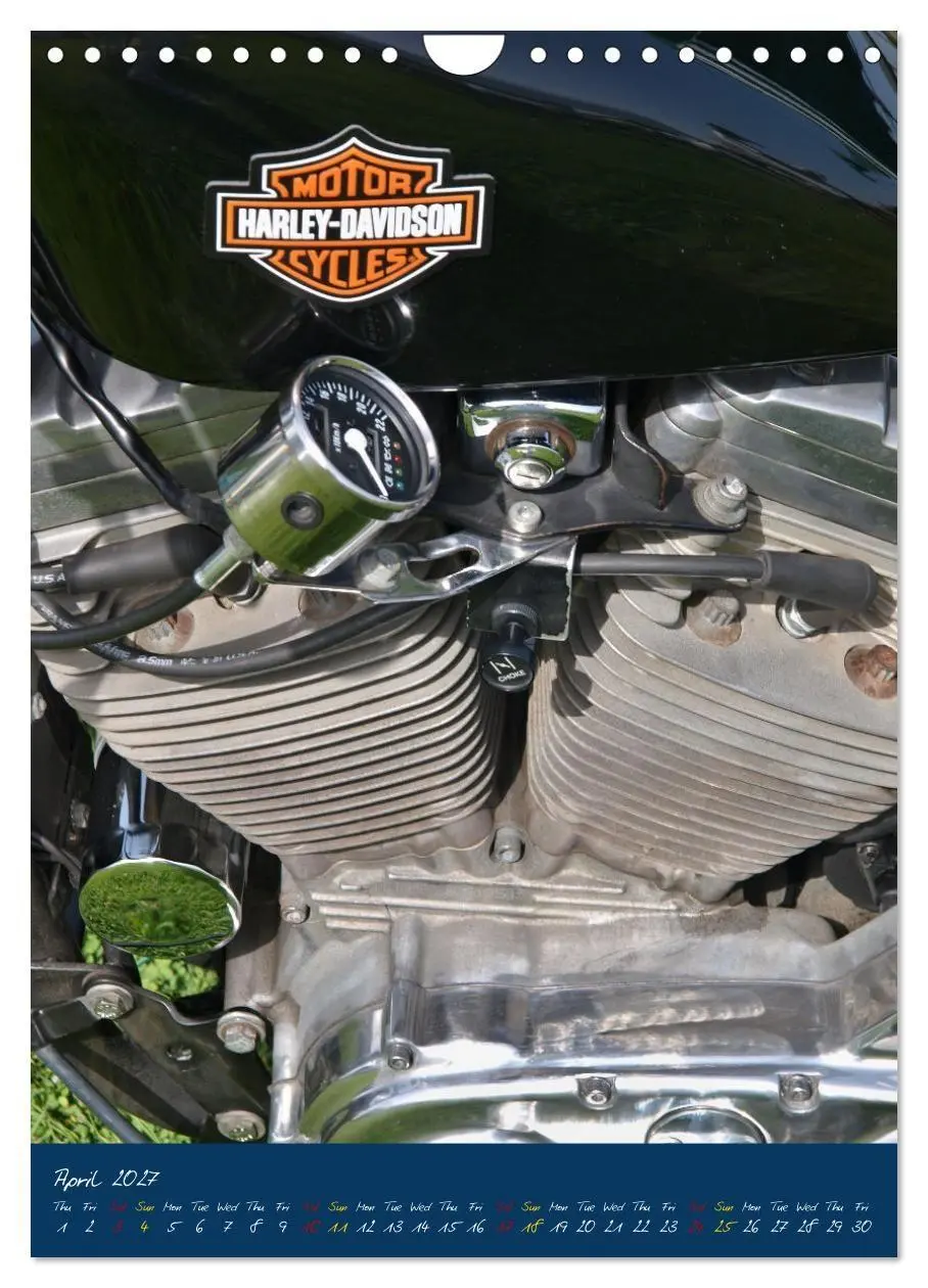 Bild: 9783569463349 | Harley Davidson in Details (Wall Calendar 2027 DIN A4 portrait),...