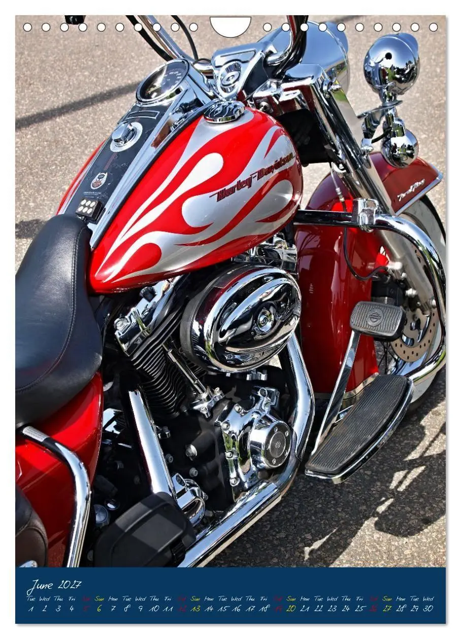 Bild: 9783569463349 | Harley Davidson in Details (Wall Calendar 2027 DIN A4 portrait),...