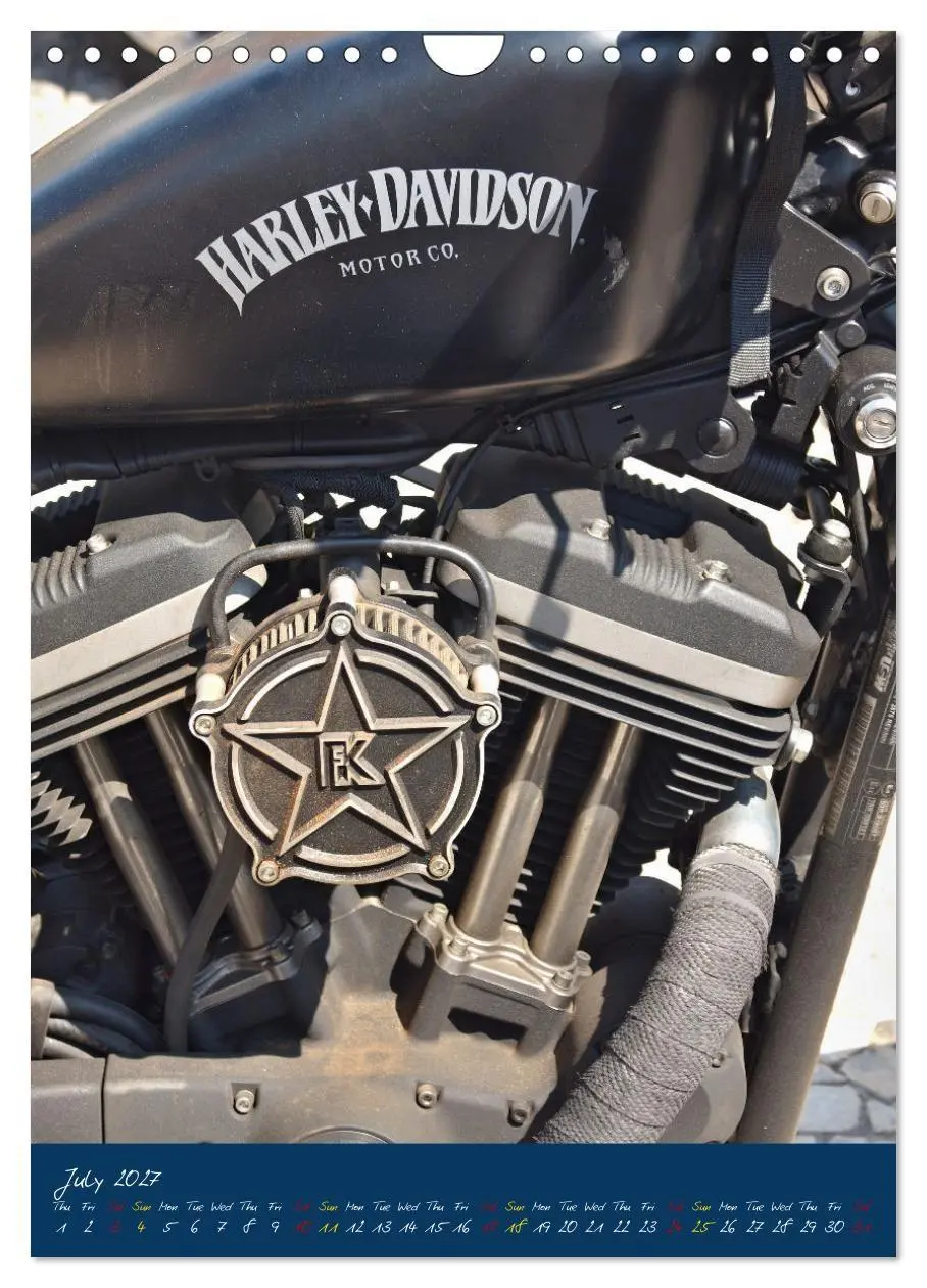 Bild: 9783569463349 | Harley Davidson in Details (Wall Calendar 2027 DIN A4 portrait),...