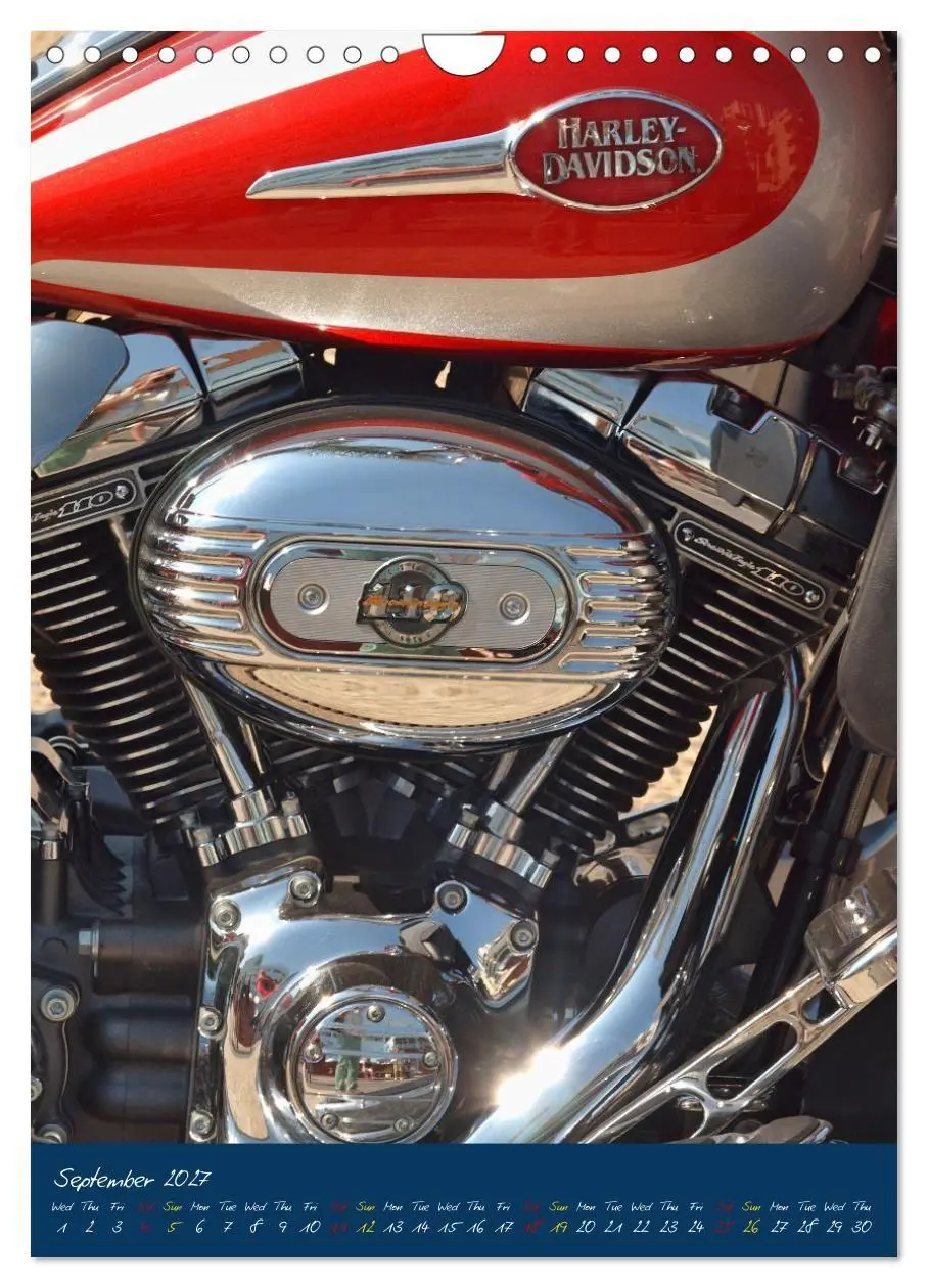 Bild: 9783569463349 | Harley Davidson in Details (Wall Calendar 2027 DIN A4 portrait),...
