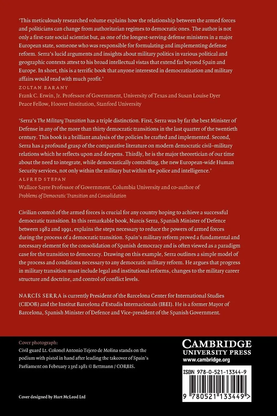 Rückseite: 9780521133449 | The Military Transition | Narcis Serra | Taschenbuch | Englisch | 2010