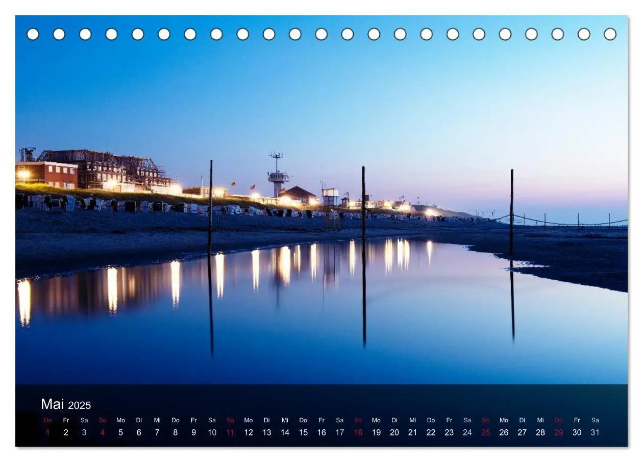 Bild: 9783435633449 | Wangerooge - Eine Perle in der Nordsee. (Tischkalender 2025 DIN A5...