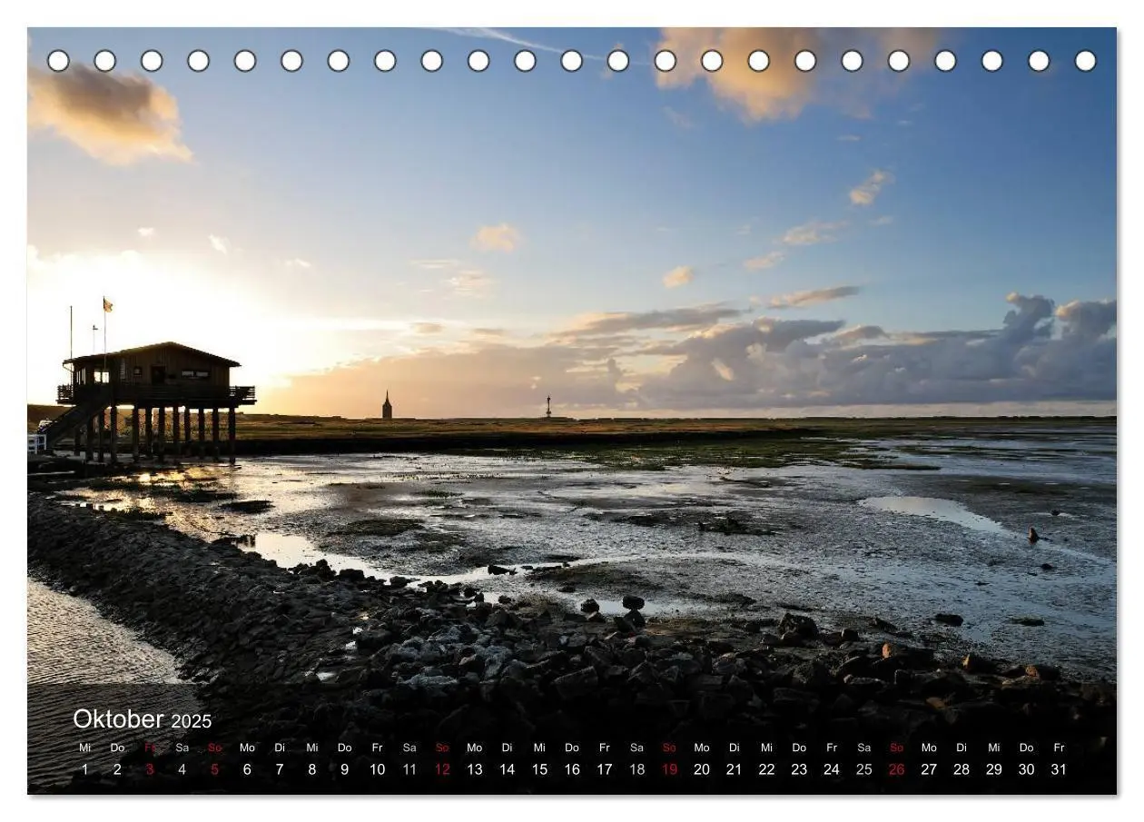 Bild: 9783435633449 | Wangerooge - Eine Perle in der Nordsee. (Tischkalender 2025 DIN A5...