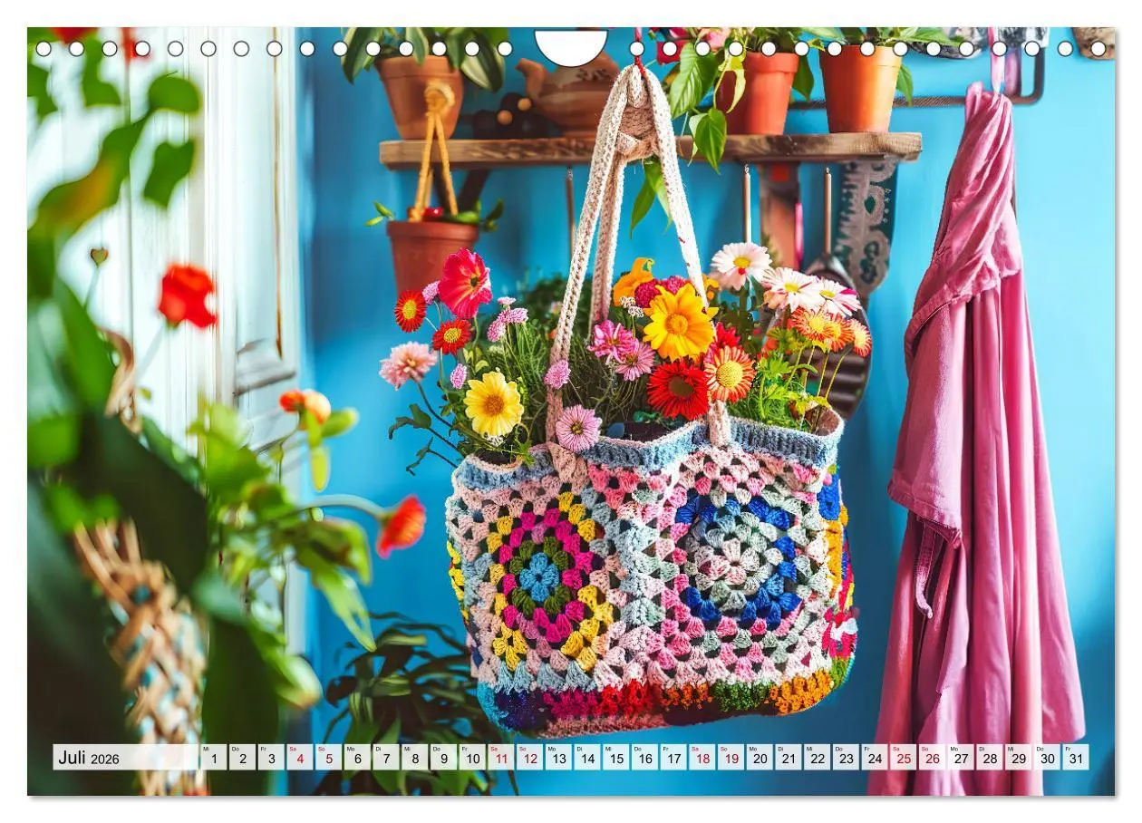 Bild: 9783457343449 | Granny Square Kunst - Ein Jahr voller kreativer Häkelideen...