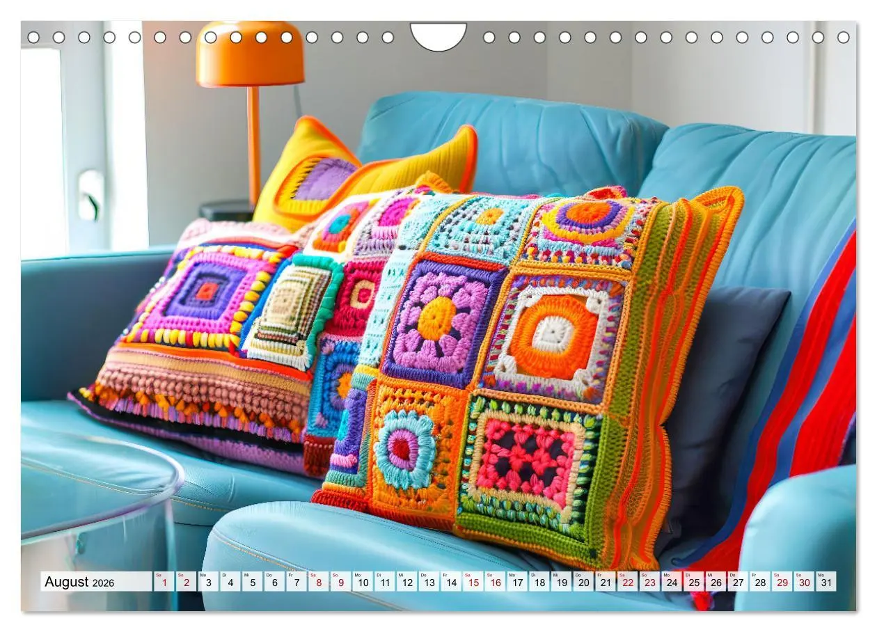 Bild: 9783457343449 | Granny Square Kunst - Ein Jahr voller kreativer Häkelideen...