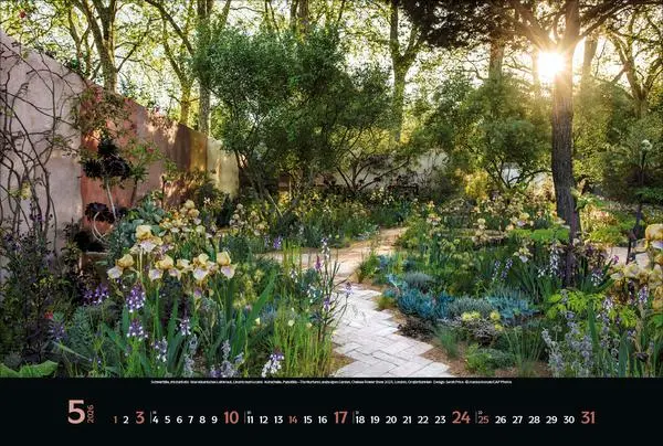 Bild: 9783731883449 | Magische Gärten 2026 | Verlag Korsch | Kalender | 14 S. | Deutsch
