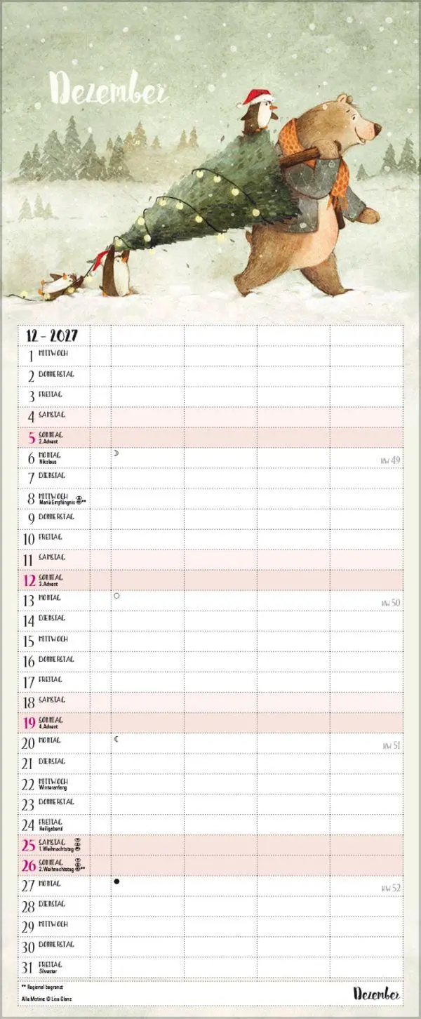Bild: 9783819303449 | Kleine Freunde 2027 | Verlag Korsch | Kalender | 14 S. | Deutsch