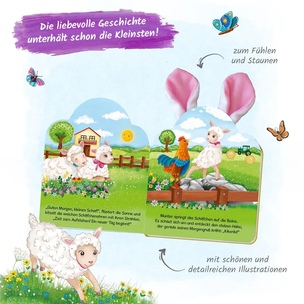 Bild: 9783965523449 | Trötsch Das kleine Schaf Kinderbuch mit Plüschohren | KG | Buch | 2020
